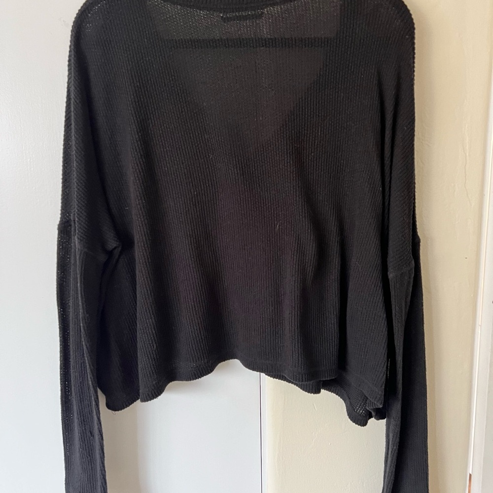 UO Waffle Sweater - Picture 3 of 3